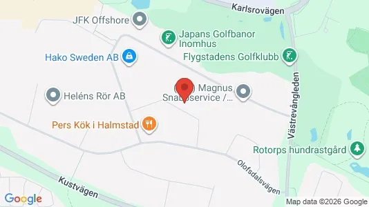 Kontorslokaler att hyra i Halmstad - Bild från Google Street View