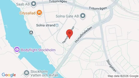 Kontorslokaler att hyra i Solna - Bild från Google Street View