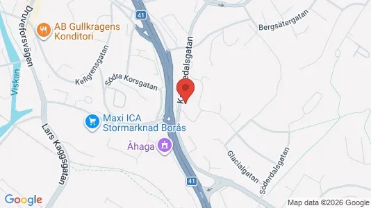 Kontorslokaler att hyra i Borås - Bild från Google Street View