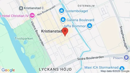 Kontorslokaler att hyra i Kristianstad - Bild från Google Street View
