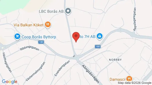 Kontorslokaler att hyra i Borås - Bild från Google Street View