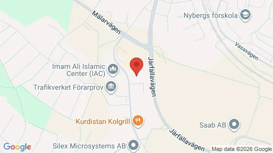 Kontorslokaler att hyra i Järfälla - Bild från Google Street View