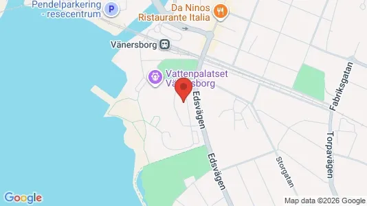 Kontorslokaler att hyra i Vänersborg - Bild från Google Street View