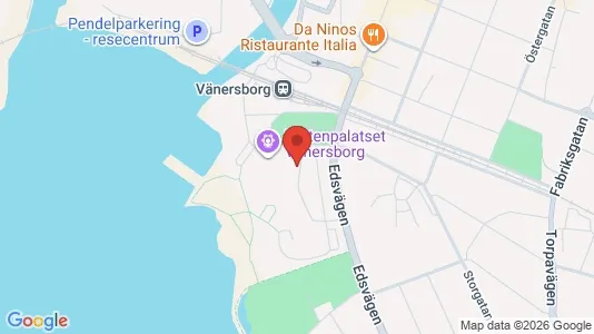 Kontorslokaler att hyra i Vänersborg - Bild från Google Street View