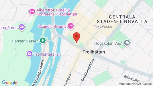 Kontorslokaler att hyra i Trollhättan - Bild från Google Street View