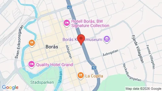 Kontorslokaler att hyra i Borås - Bild från Google Street View