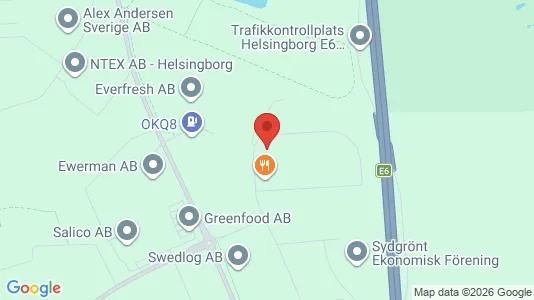 Kontorslokaler att hyra i Helsingborg - kort over placeringen