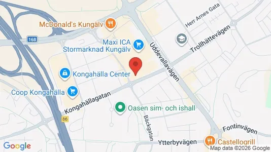 Kontorslokaler att hyra i Kungälv - Bild från Google Street View