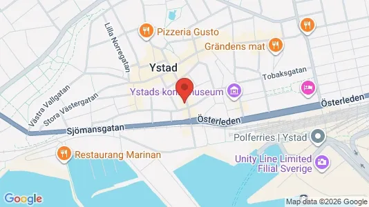 Kontorslokaler att hyra i Ystad - Bild från Google Street View