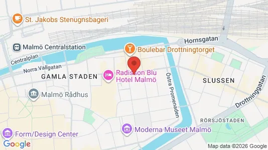 Kontorslokaler att hyra i Malmö Centrum - Bild från Google Street View