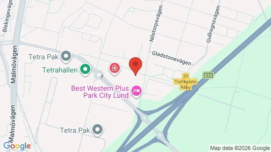 Kontorslokaler att hyra i Lund - Bild från Google Street View