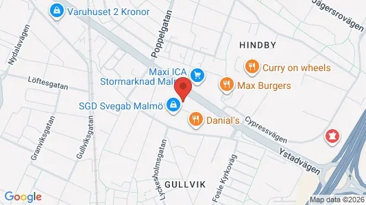 Kontorslokaler att hyra i Fosie - Bild från Google Street View