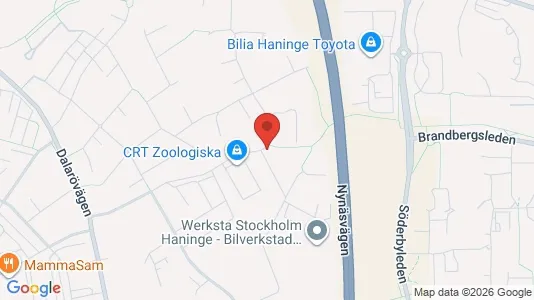 Kontorslokaler att hyra i Haninge - Bild från Google Street View