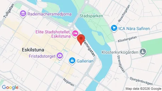 Kontorslokaler att hyra i Eskilstuna - kort over placeringen