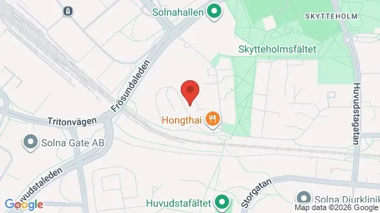 Kontorslokaler att hyra i Solna - Bild från Google Street View