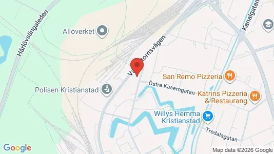 Kontorslokaler att hyra i Kristianstad - Bild från Google Street View