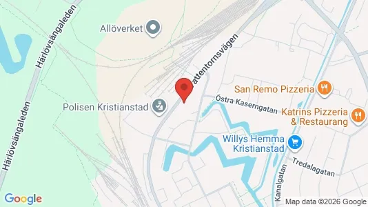 Kontorslokaler att hyra i Kristianstad - Bild från Google Street View