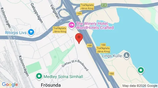 Kontorslokaler att hyra i Solna - Bild från Google Street View