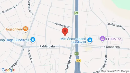 Kontorslokaler att hyra i Sundsvall - Bild från Google Street View