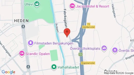 Kontorslokaler att hyra i Örgryte-Härlanda - kort over placeringen