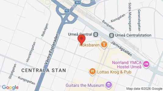 Kontorslokaler att hyra i Umeå - Bild från Google Street View