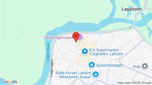 Kontorslokaler att hyra i Laholm - Bild från Google Street View