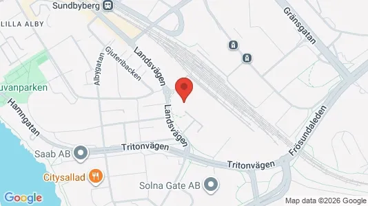 Kontorslokaler att hyra i Solna - Bild från Google Street View