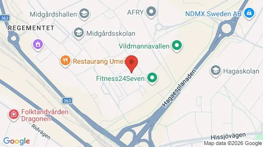 Kontorslokaler att hyra i Umeå - Bild från Google Street View