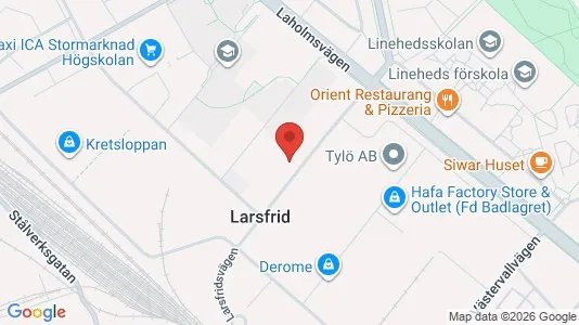 Kontorslokaler att hyra i Halmstad - Bild från Google Street View