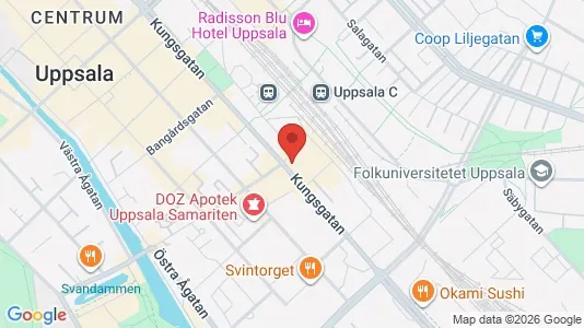 Kontorslokaler att hyra i Uppsala - Bild från Google Street View