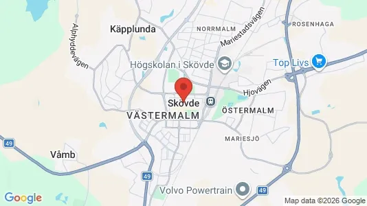 Kontorslokaler att hyra i Skövde - Bild från Google Street View