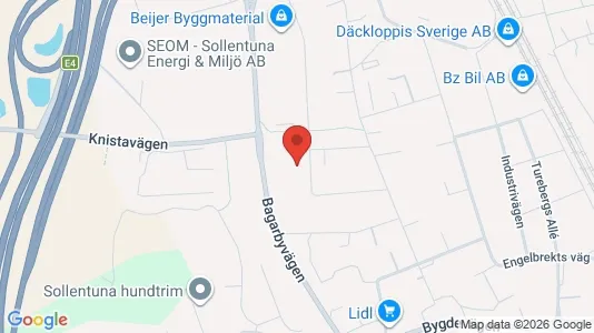 Kontorslokaler att hyra i Sollentuna - Bild från Google Street View