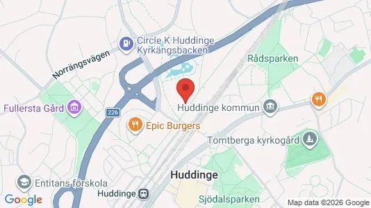 Kontorslokaler att hyra i Huddinge - Bild från Google Street View