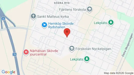 Kontorslokaler att hyra i Skövde - Bild från Google Street View