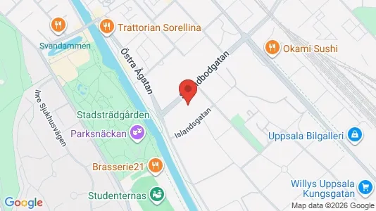 Kontorslokaler att hyra i Uppsala - Bild från Google Street View
