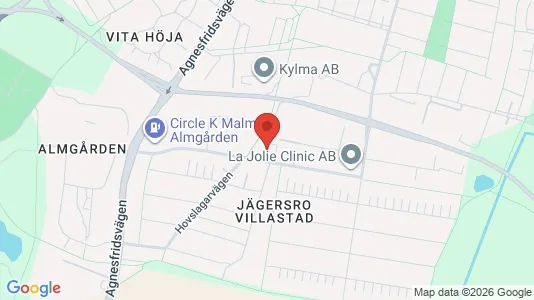 Kontorslokaler att hyra i Husie - Bild från Google Street View
