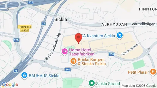 Kontorslokaler att hyra i Nacka - Bild från Google Street View