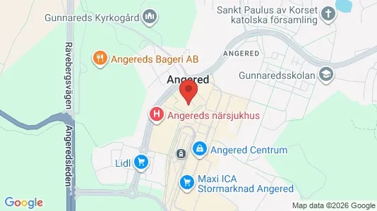Kontorslokaler att hyra i Angered - Bild från Google Street View