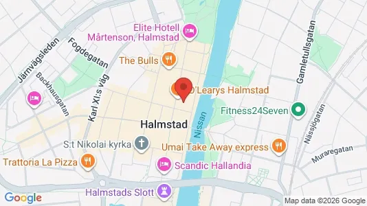Kontorslokaler att hyra i Halmstad - Bild från Google Street View