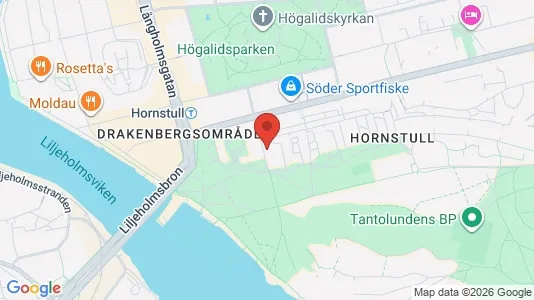 Kontorslokaler att hyra i Södermalm - kort over placeringen