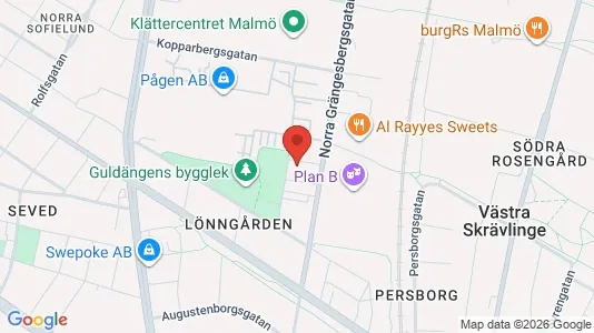 Kontorslokaler att hyra i Sofielund - kort over placeringen