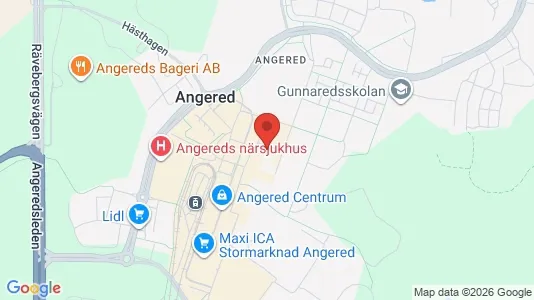 Kontorslokaler att hyra i Angered - Bild från Google Street View