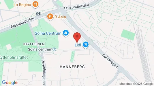 Kontorslokaler att hyra i Solna - Bild från Google Street View