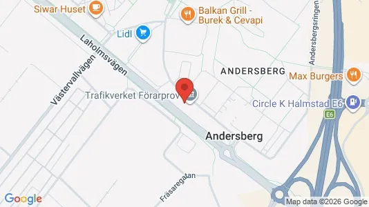 Kontorslokaler att hyra i Halmstad - Bild från Google Street View