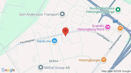 Kontorslokaler att hyra i Helsingborg - Bild från Google Street View