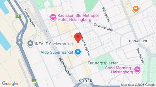 Kontorslokaler att hyra i Helsingborg - Bild från Google Street View