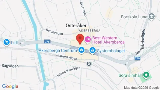 Kontorslokaler att hyra i Österåker - Bild från Google Street View