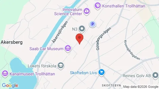 Kontorslokaler att hyra i Trollhättan - Bild från Google Street View