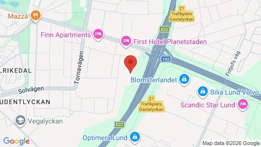 Kontorslokaler att hyra i Lund - Bild från Google Street View