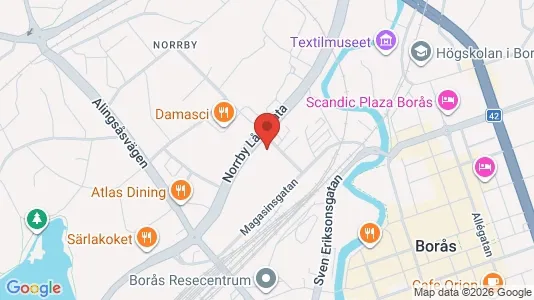 Kontorslokaler att hyra i Borås - Bild från Google Street View